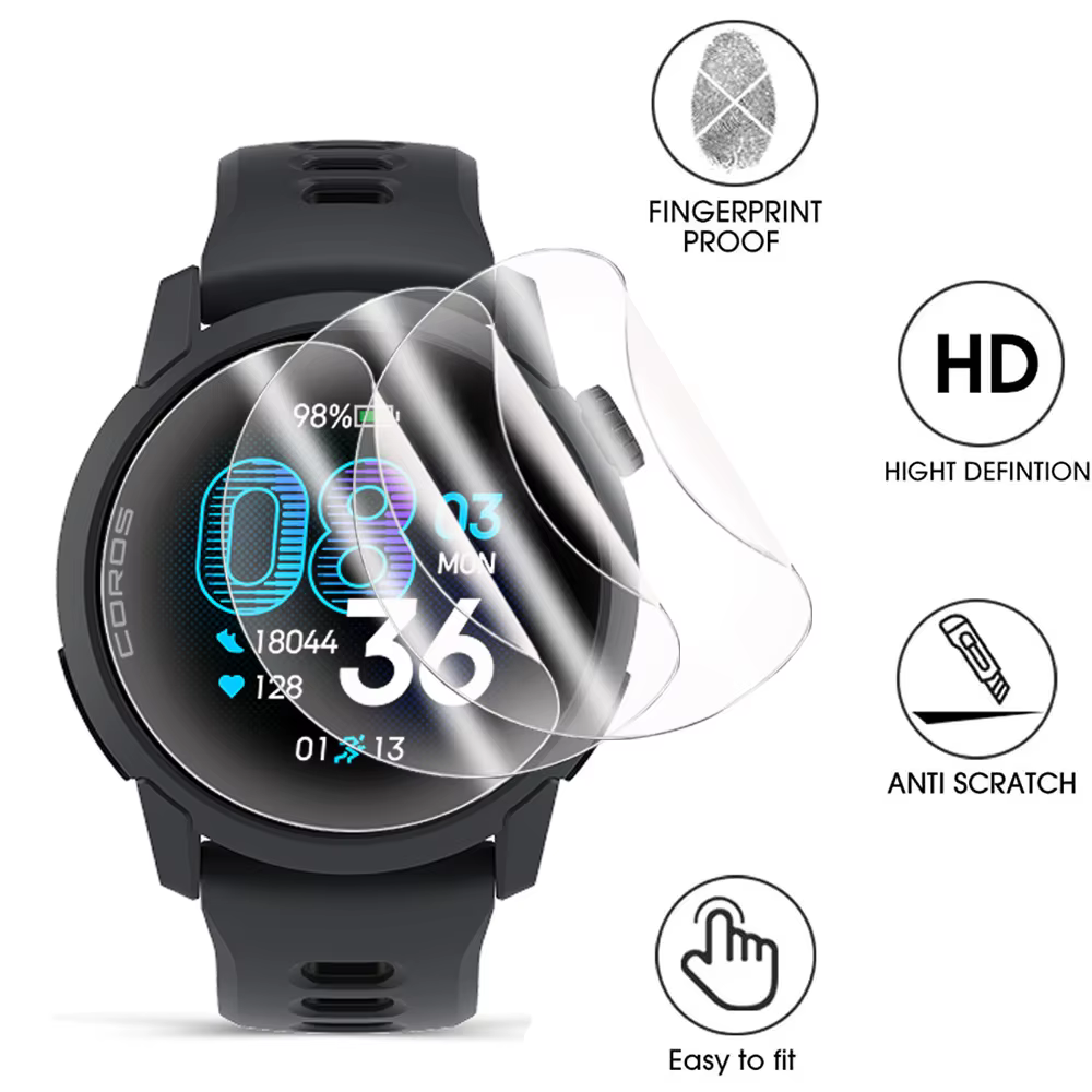 Protecteur d'écran pour montre connectée Coros Pace 4 3