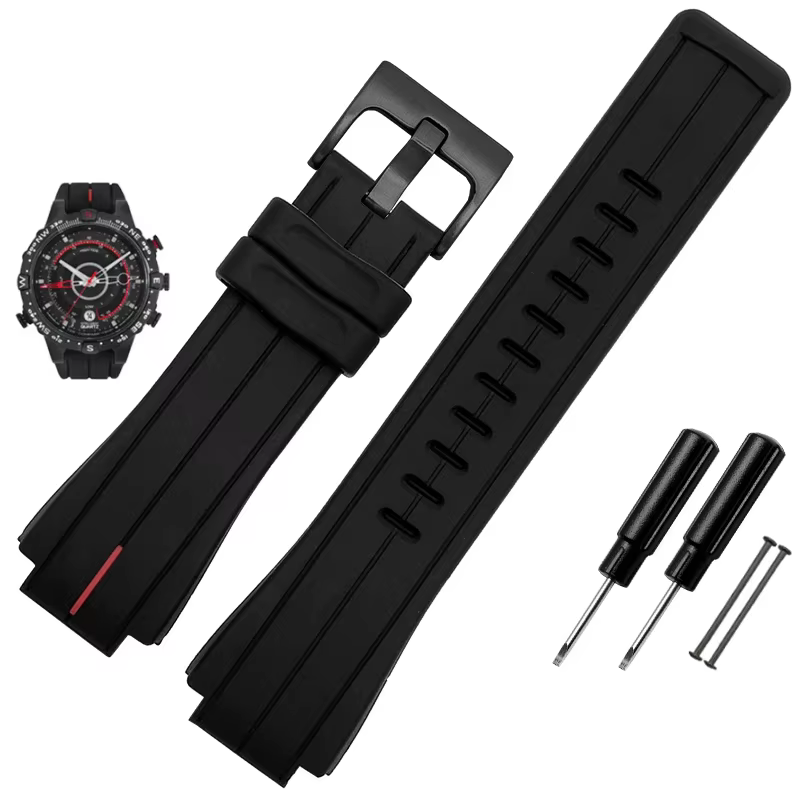 Bracelet de montre en caoutchouc de haute qualité