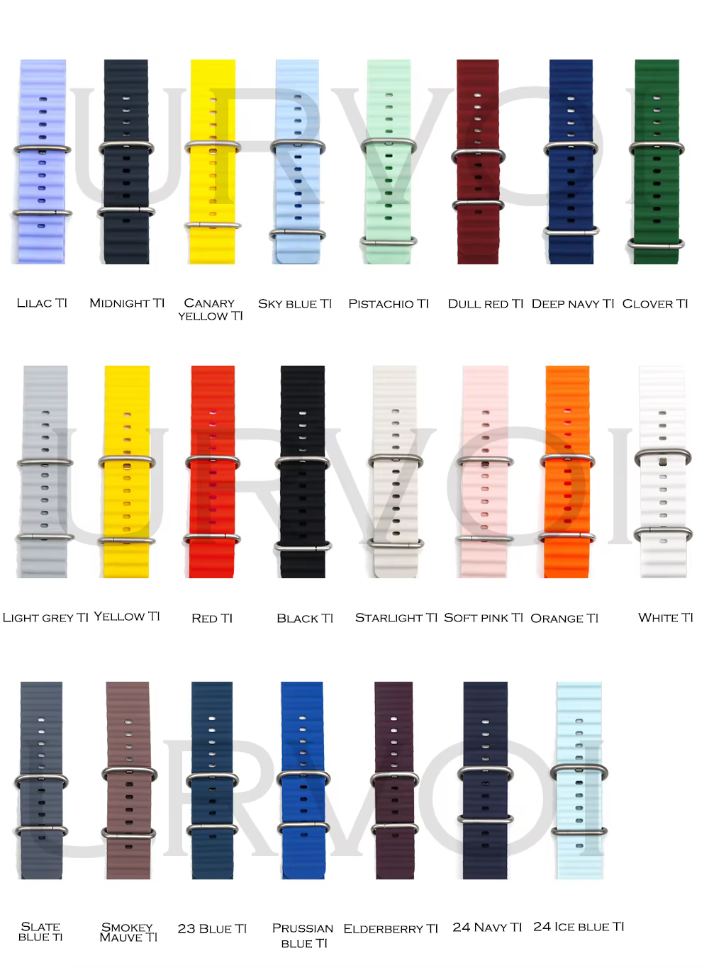 URVOI Ocean Band pour Apple Watch Ultra 3 2 bracelet série 11 10 9 8 SE3