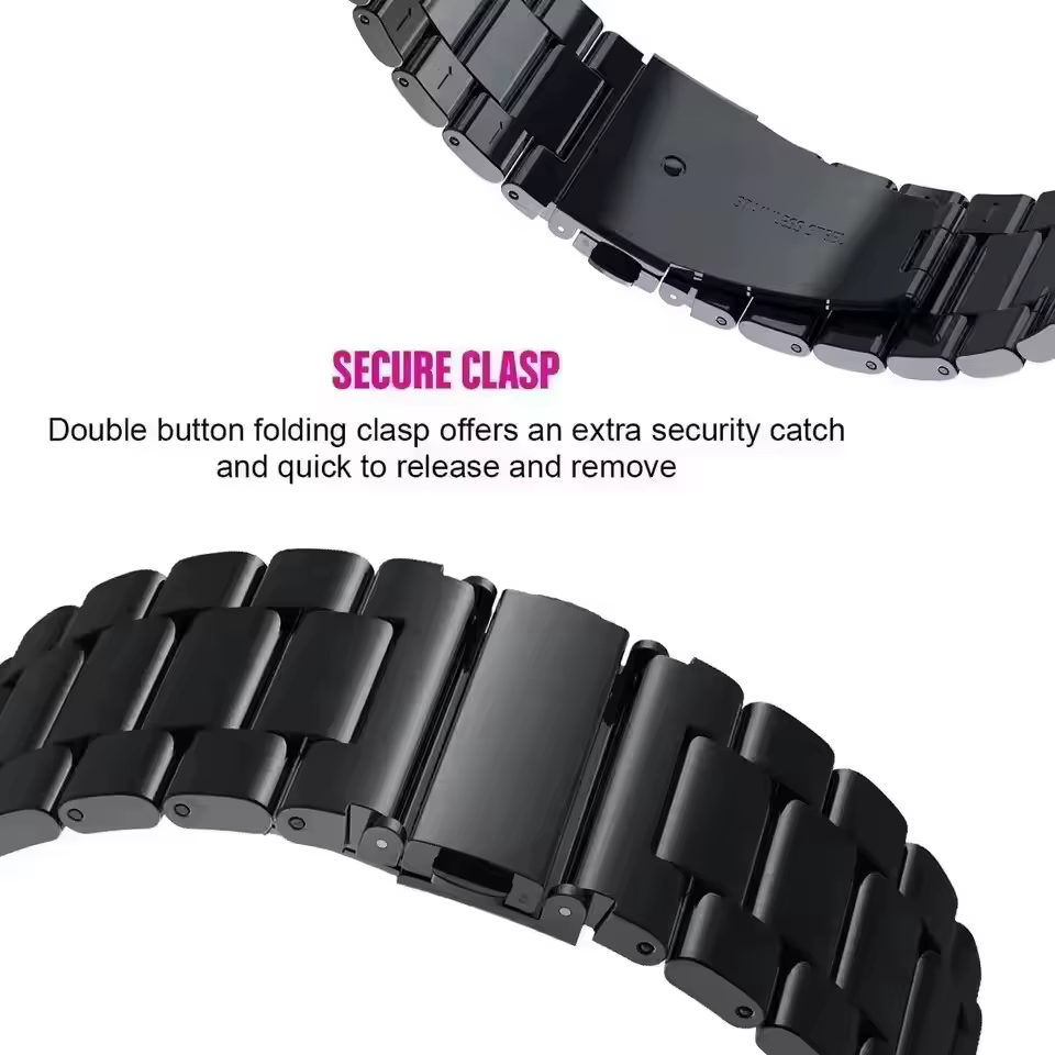 Bracelet en acier inoxydable pour Amazfit Active 2