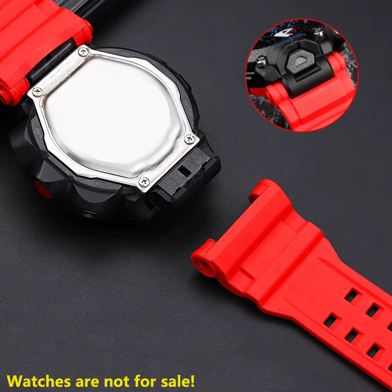 B200 rouge bleu noir hommes bracelet pour Casio G-SHOCK montre GR-B200 série étanche résine