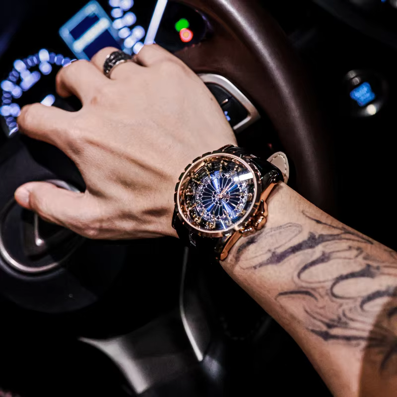 Montres à Quartz pour hommes douze chevaliers de la Table ronde montre