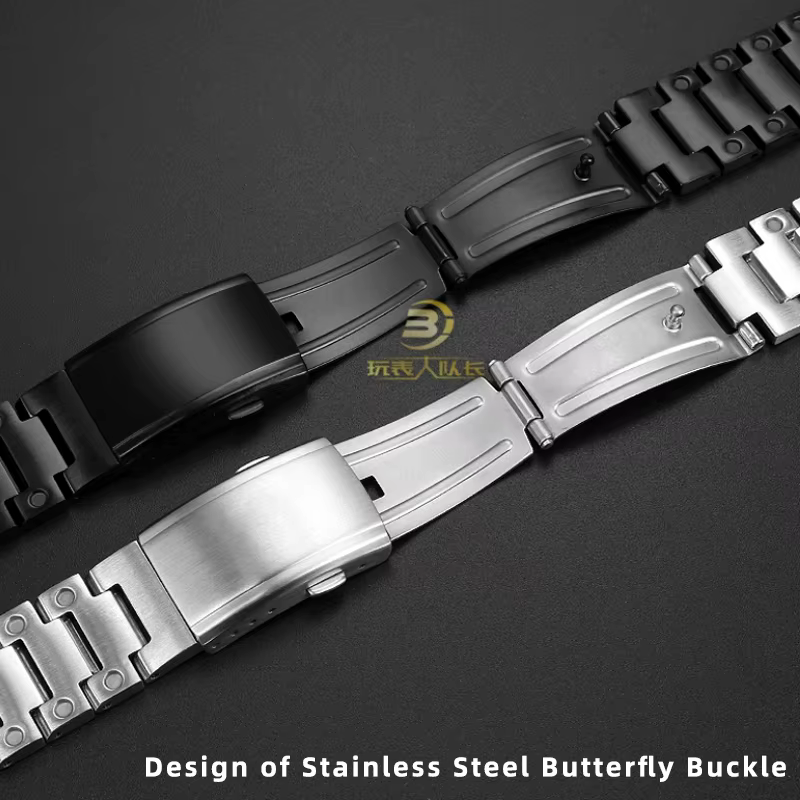 Bracelet octogonal en métal de remplacement pour Casio G-SHOCK