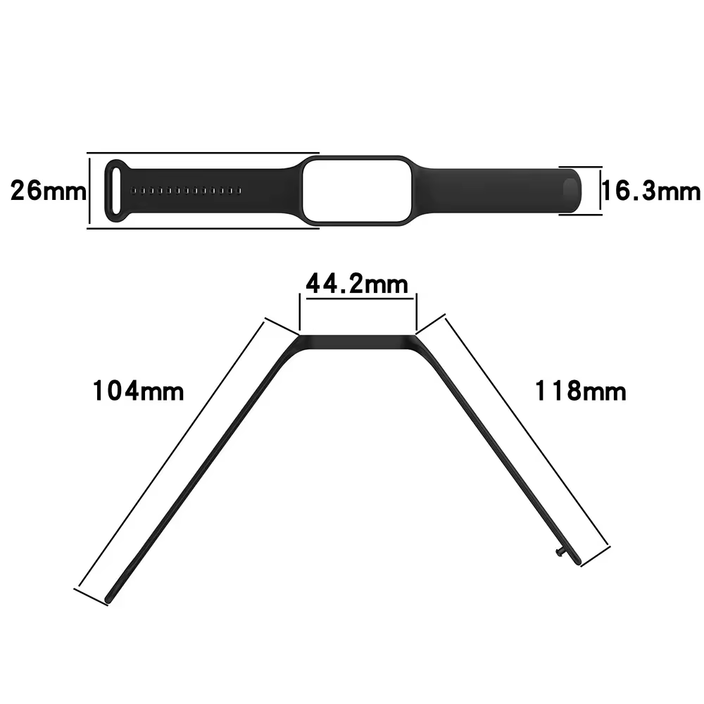 Bracelet de rechange en silicone pour Xiaomi Smart Band 8