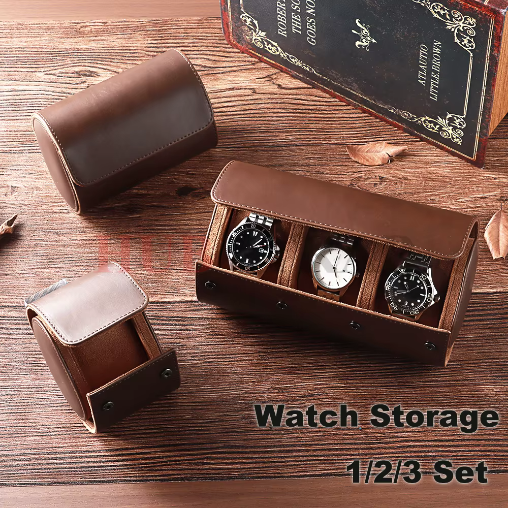 Étui de voyage – Rangement et organisateur de 3 rouleaux de montre