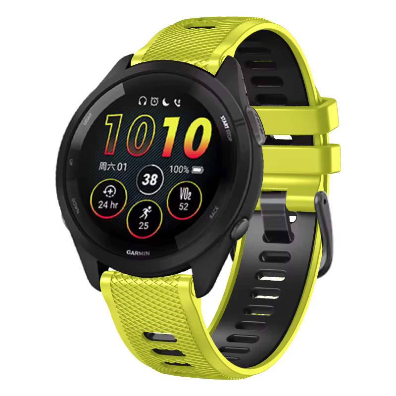 Bracelet officiel de 22mm pour Garmin Forerunner 265 745 255