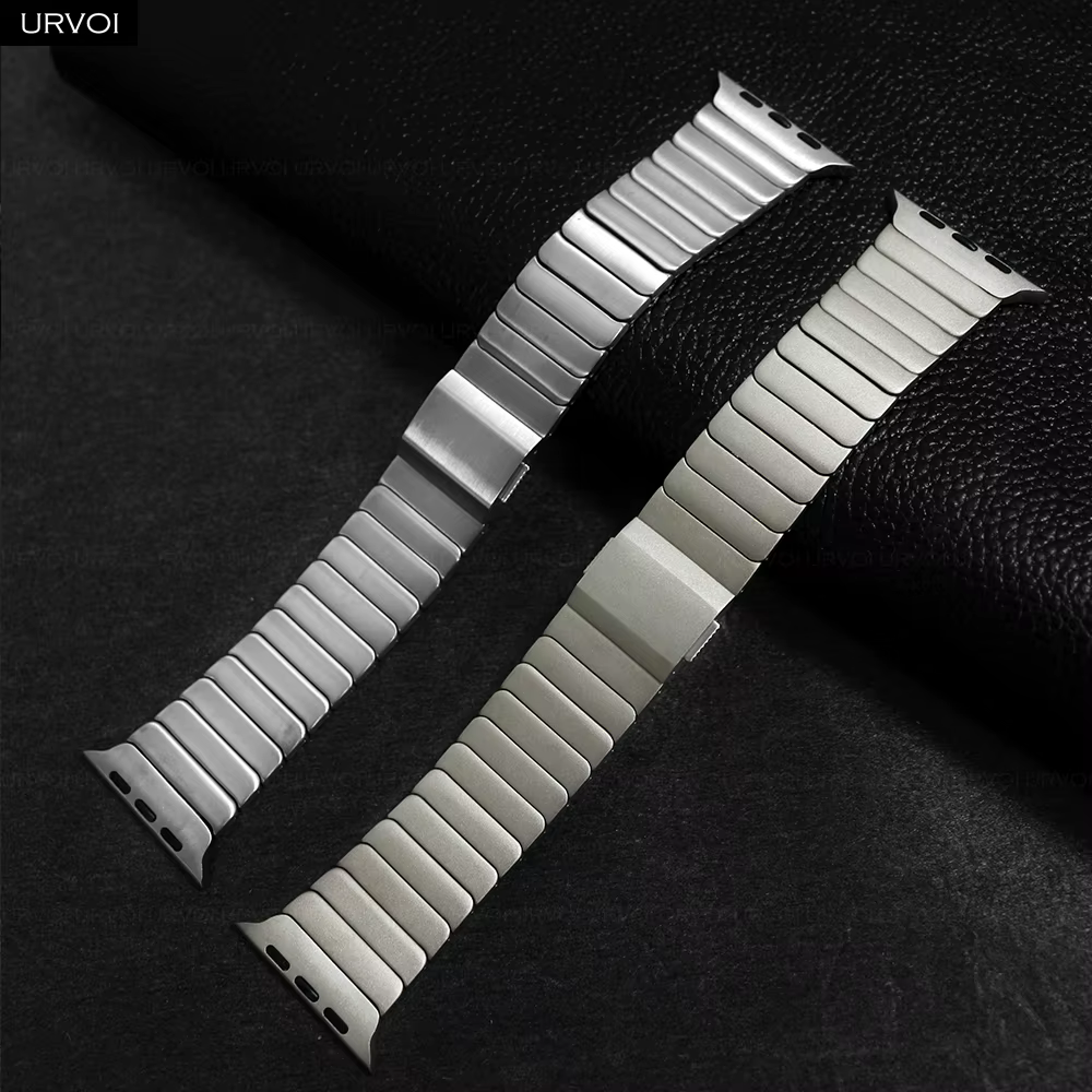 Bracelet à maillons URVOI pour Apple Watch Ultra 3 2 bandes Series11 10 9