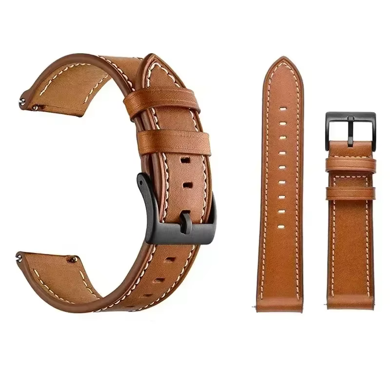 Bracelet en cuir pour montre intelligente Amazfit Balance 2