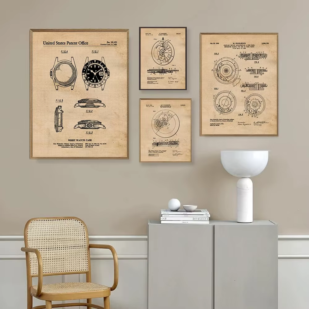 Montre Vintage, mouvement mécanique