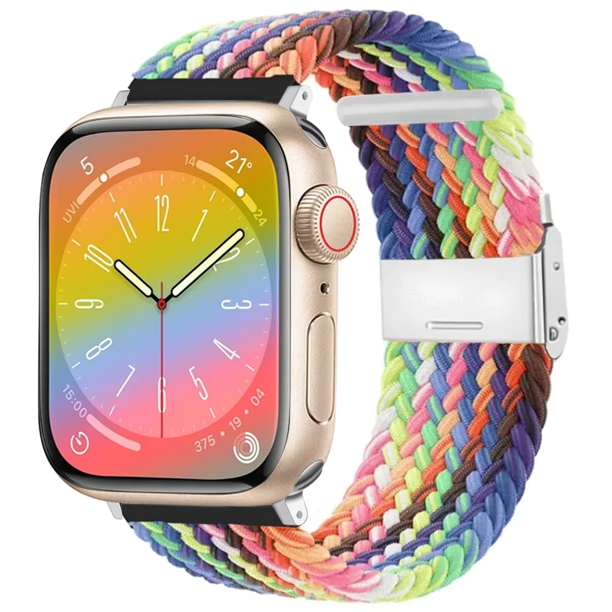 Nouveau Bracelet en Nylon arc-en-ciel