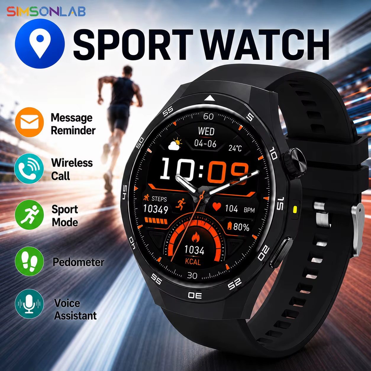 Nouvelle Smartwatch 2026 pour Hommes et Femmes