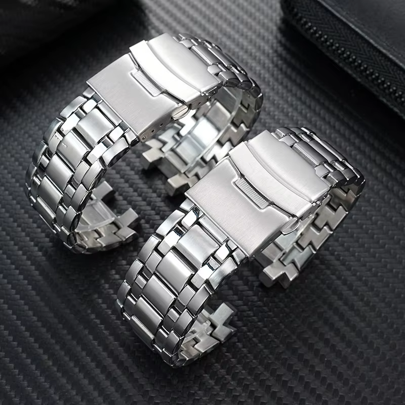 Bracelet de montre en acier inoxydable pour Casio Edifice EF-539