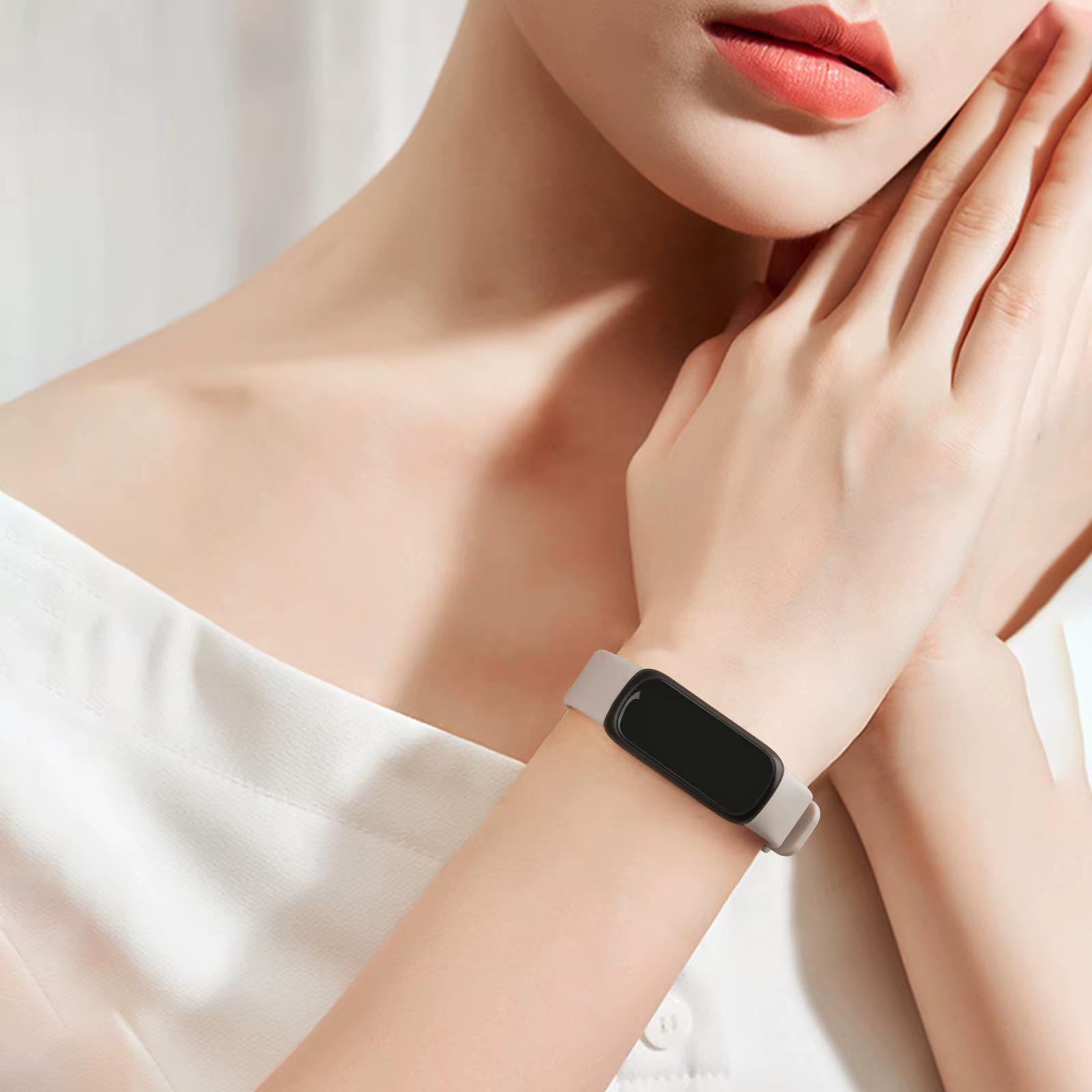 Bracelet en silicone souple pour Fitbit inspire 3