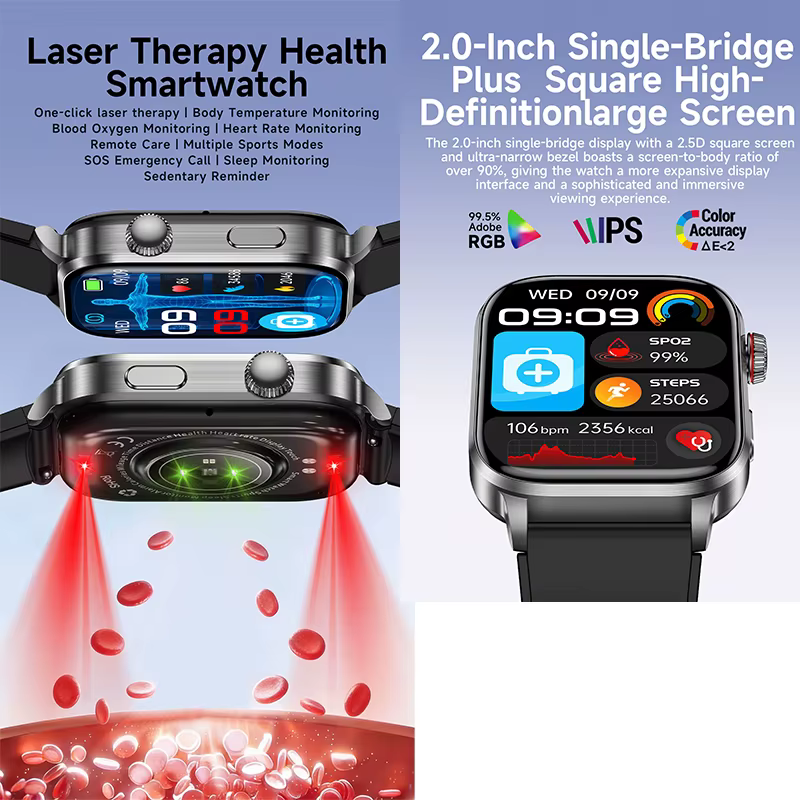 Montre connectée ECG pour homme 2026 améliorée