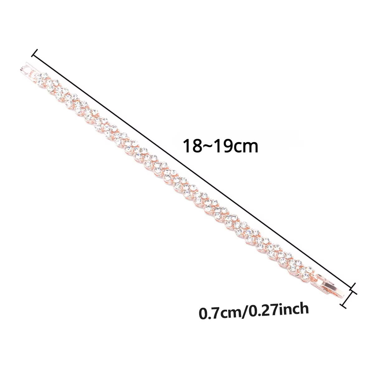 Nouveau Bracelet en Zircon 2026 pour Femmes et Adolescentes, Hypoallergénique, en Acier Inoxydable, Bijou de Fête Luxe Léger
