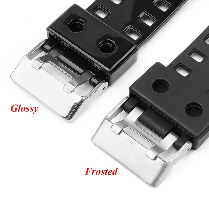 Bracelet de montre en caoutchouc silicone 16mm pour mol pour G choc GD-100 G-8900 GA-120 remplacement bande noir