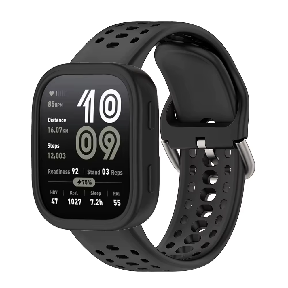 Bracelet en Silicone d'origine pour Amazfit Bip 6 accessoires de sangle sport respirant