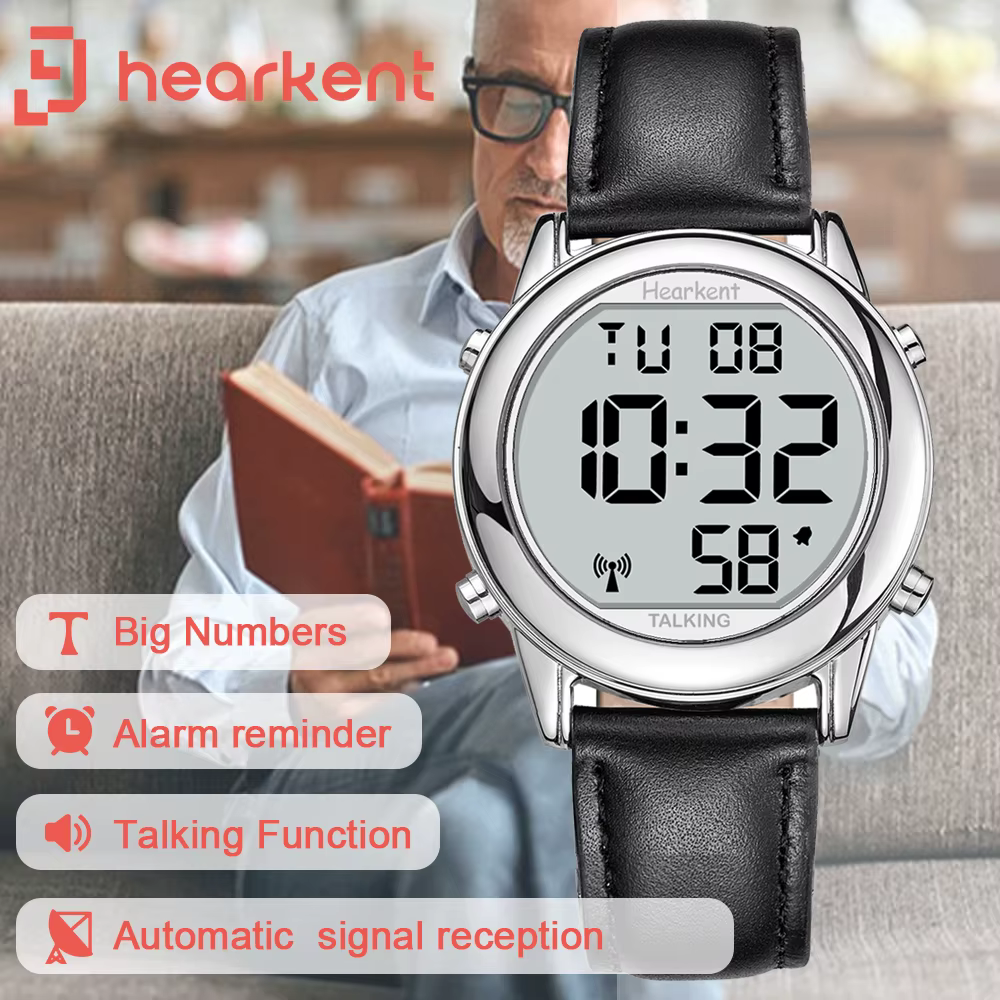 Hearkent-Montres pour hommes aveugles