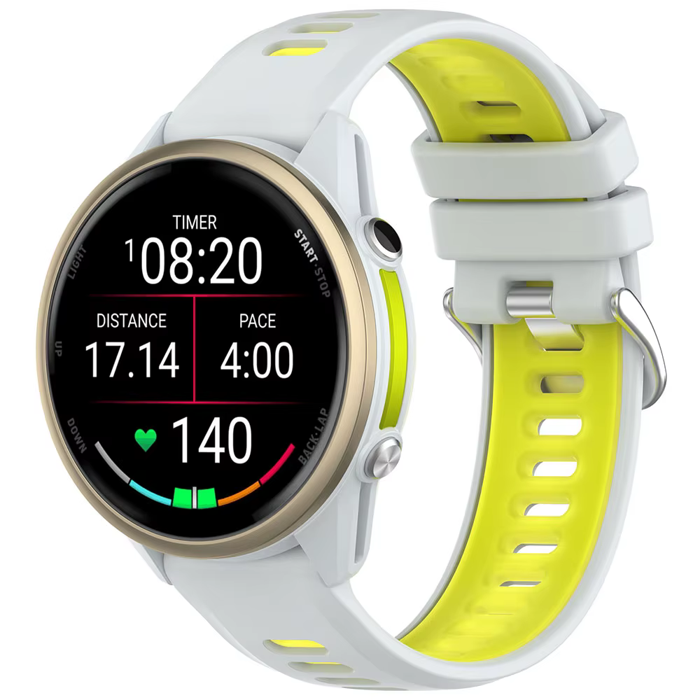 Bracelet de montre en silicone officiel pour Garmin Forerunner 970 Solar Sport