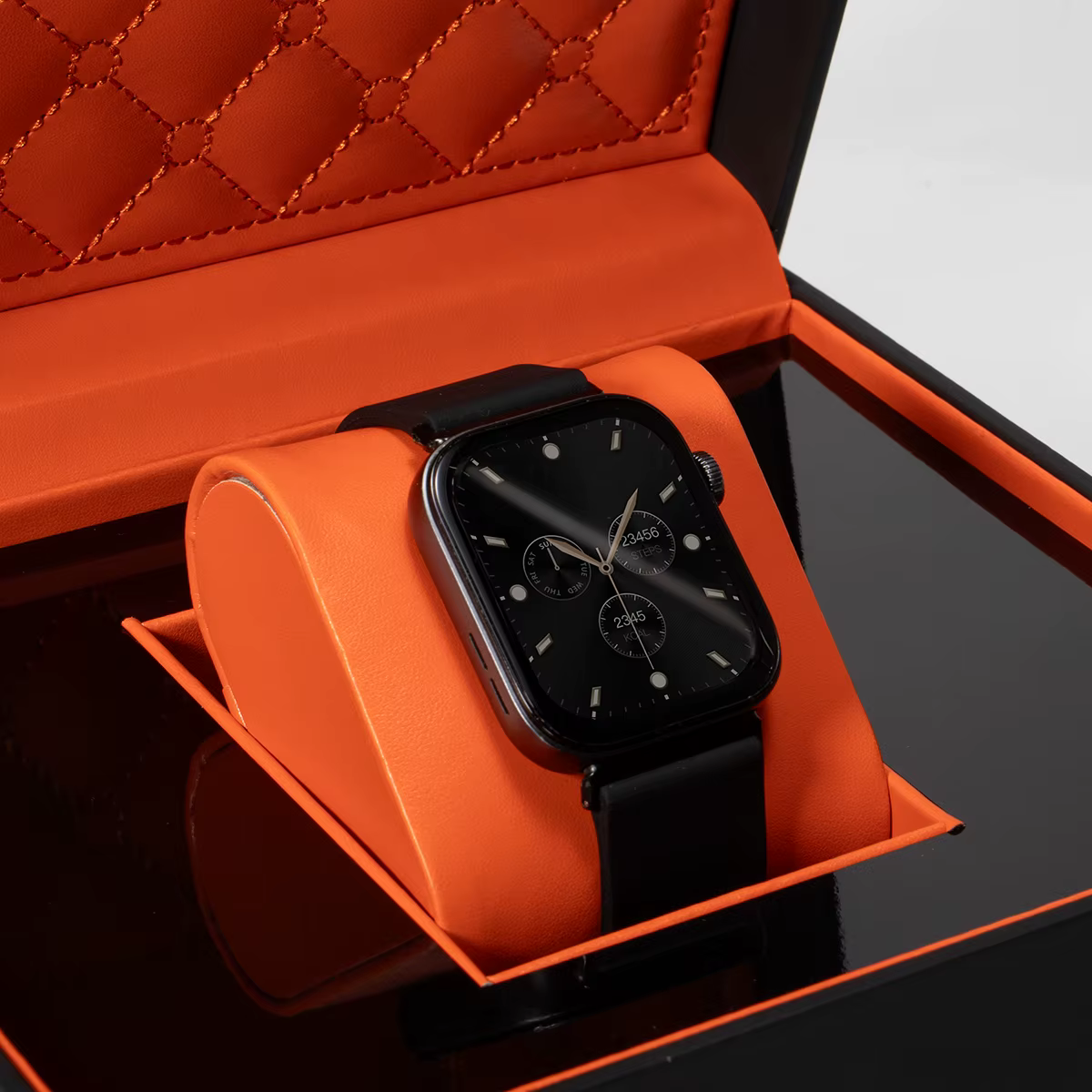 Boîte à montre de luxe en cuir PU
