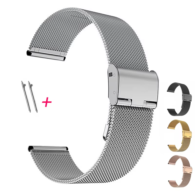 Bracelet de montre intelligent à boucle milanaise pour hommes et femmes
