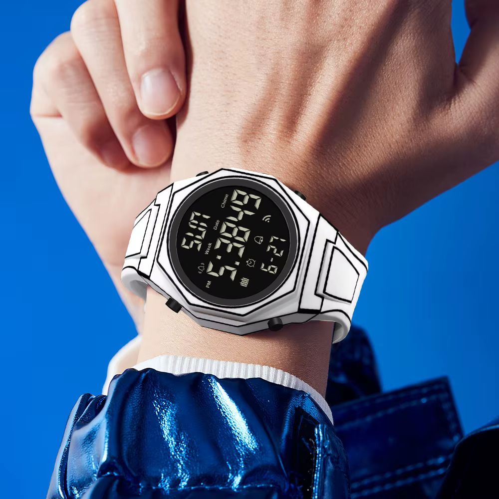 Montre d'athlétisme créative