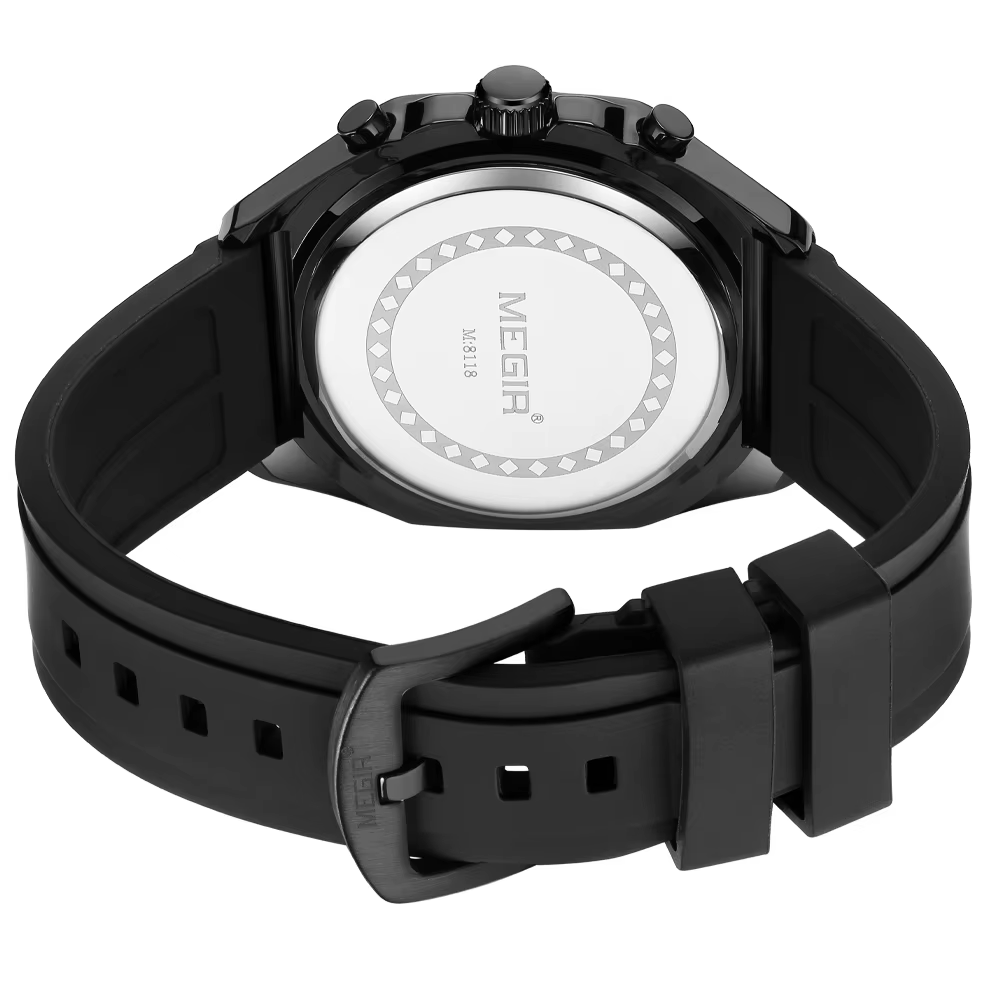 MEGIR haut montre de luxe pour hommes chronographe étanche lumineux homme montre-bracelet Date semaine Quartz