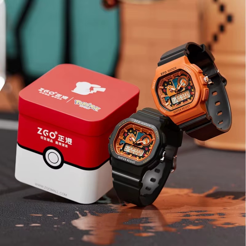 Montre numérique ZGO Pokemon Co Branded Charizard