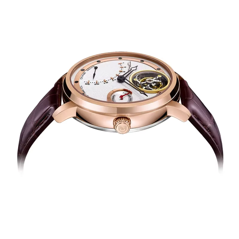 Montre à tourbillon étanche pour homme