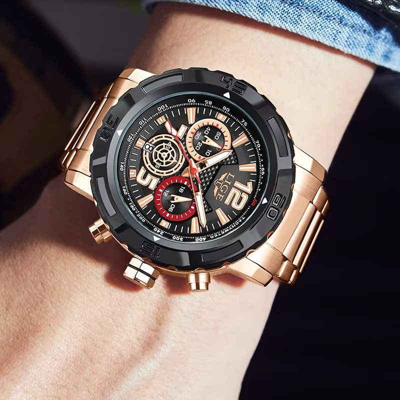 LIGE – montre militaire pour hommes