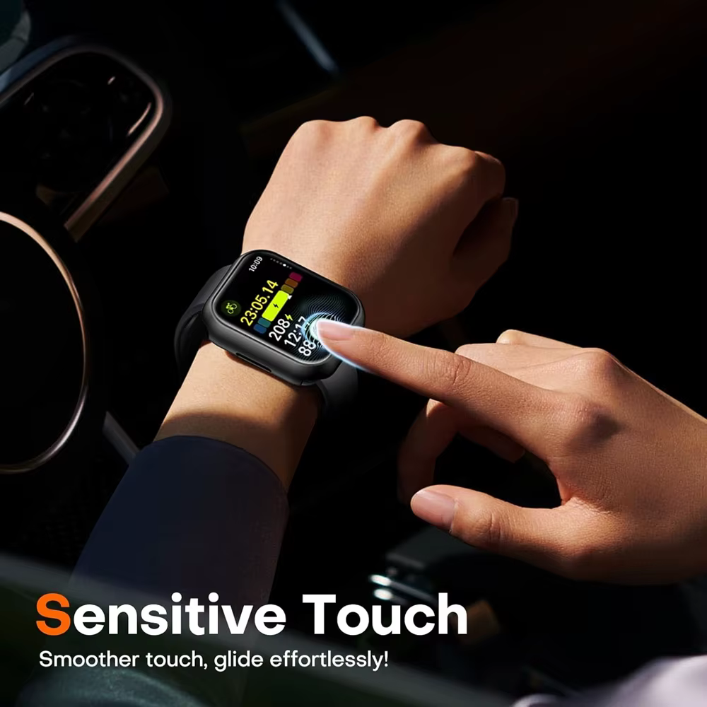 Verre + couvercle pour boîtier de montre Apple 10 9 8 7 6 SE 5 accessoire iWatch protecteur d'écran série