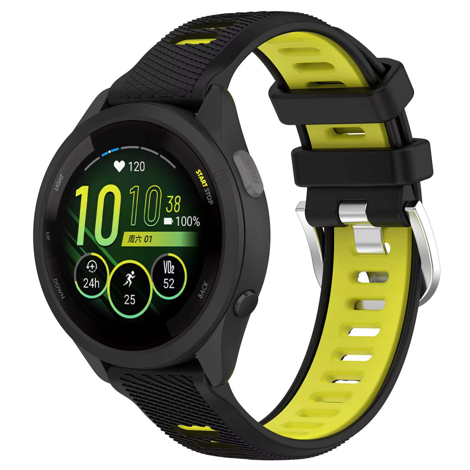 Bracelet de montre de remplacement 18 20 22 mm pour Garmin Forerunner 745 645 265 255 245