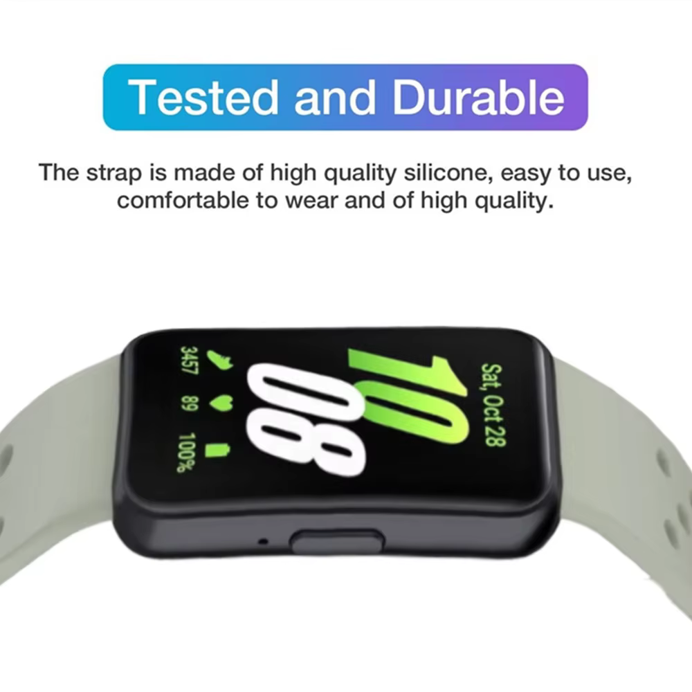 Montre en Silicone souple Compatible avec Samsung Galaxy Fit3
