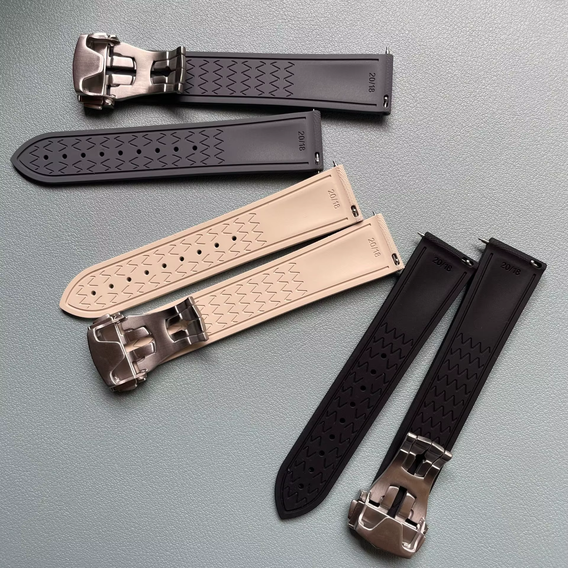 Bracelet de montre universel en caoutchouc FKM