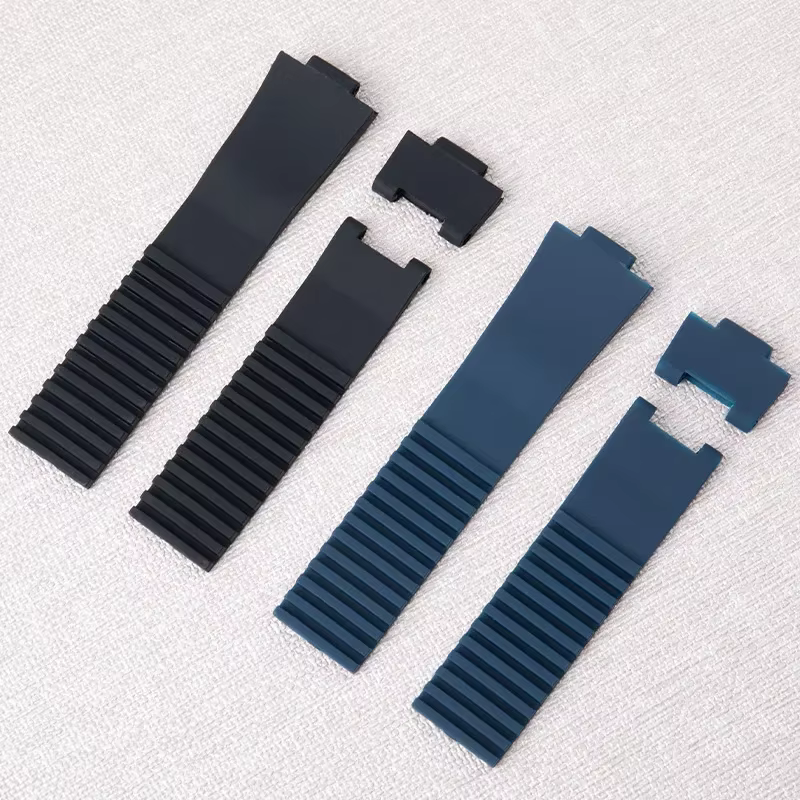 Bracelet de montre en caoutchouc souple pour femmes