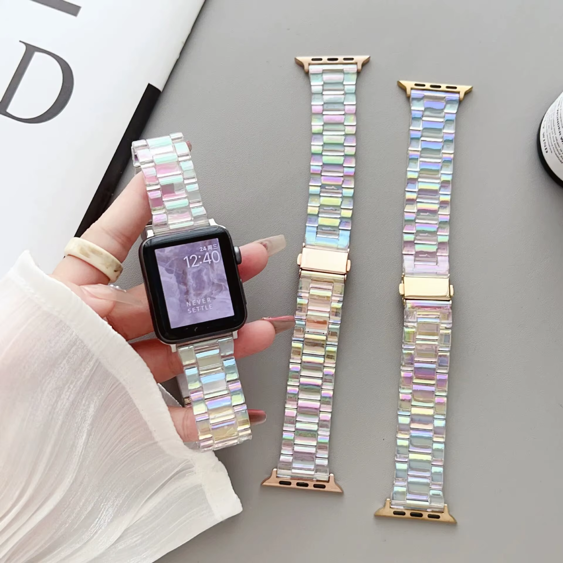 Bracelet Transparent pour Apple Watch