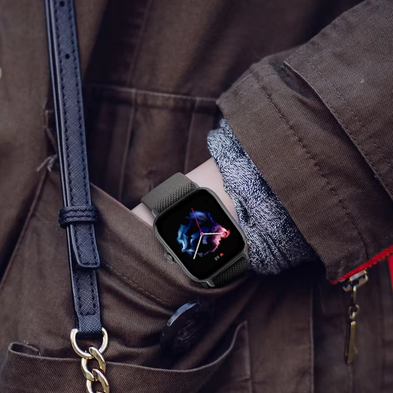 Bracelet de montre élastique en Nylon