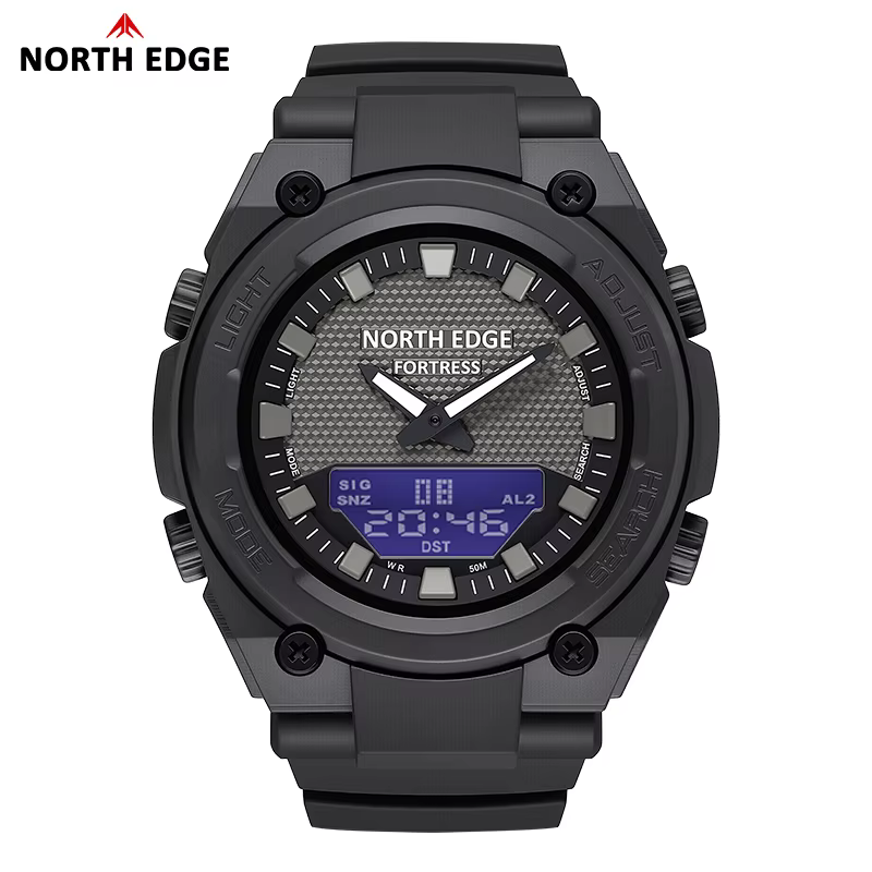 NORTH EDGE FORTRESS 2026 Montre numérique militaire pour homme