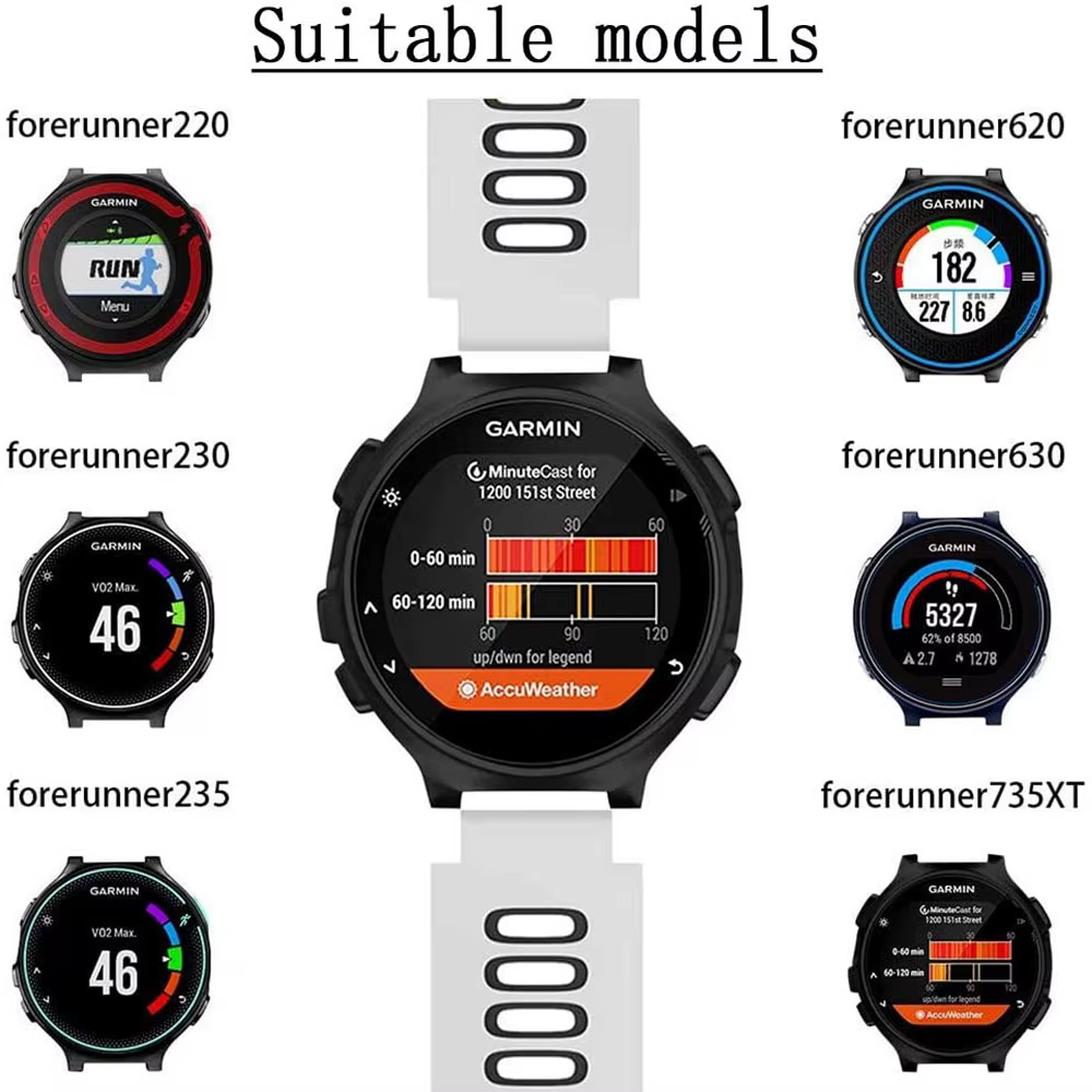 Bracelet de montre pour Garmin Forerunner 735XT 735/220/230/235/620/630