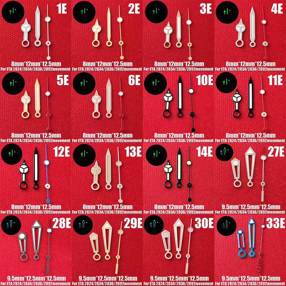 Accessoires de montre aiguilles