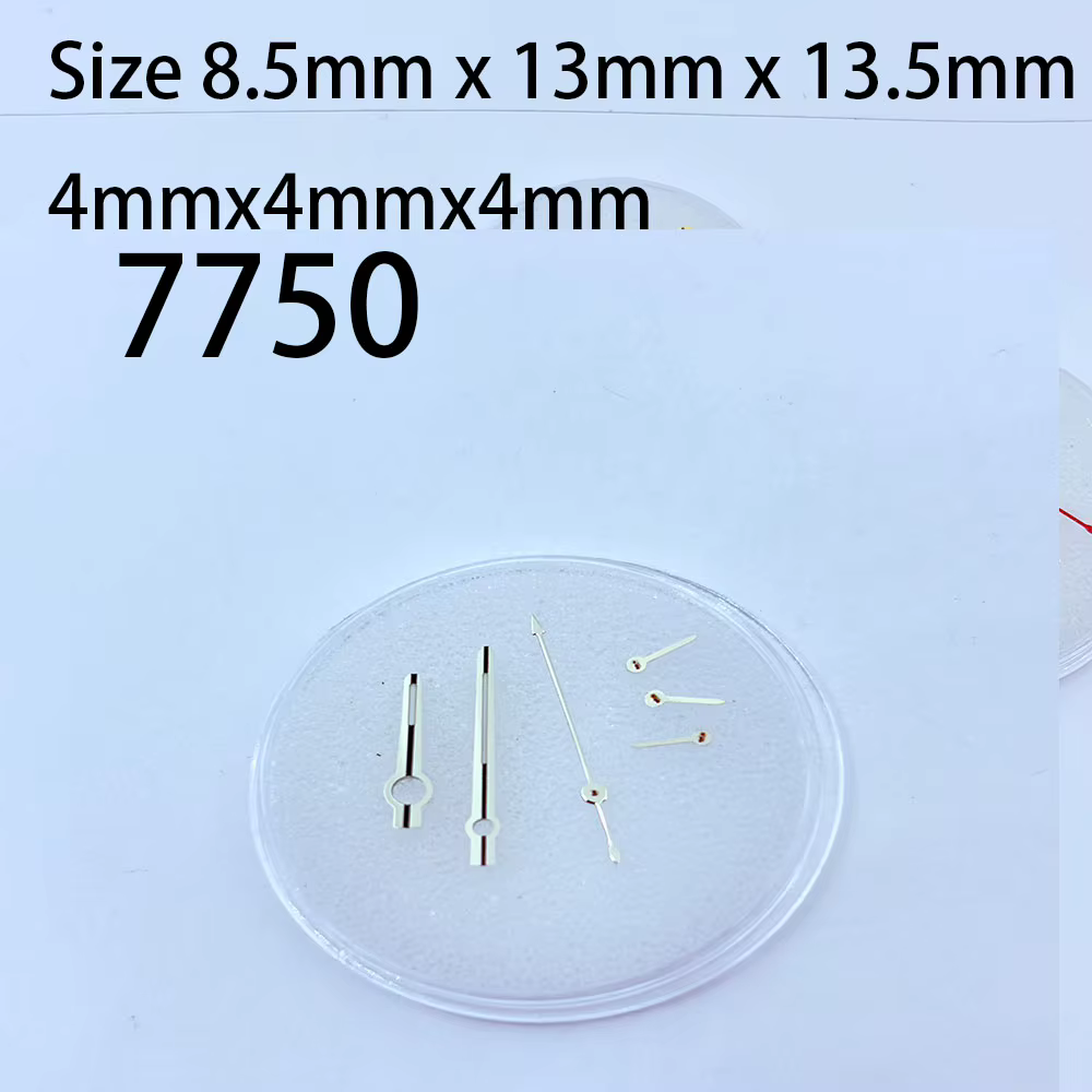 Mouvement 7750 compatible avec les montres RL1X dotées d'aiguilles des heures, des minutes et des secondes 116500 116503 116505 116509