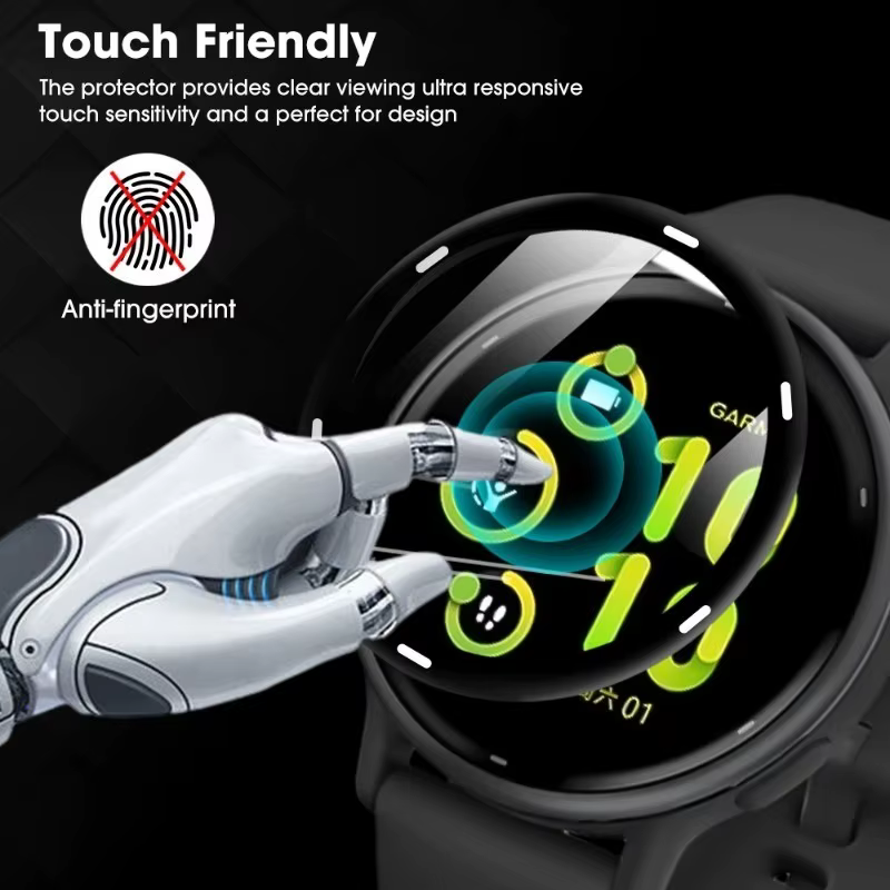 Protecteurs d'écran en verre souple pour montre de sport Garmin Vivoactive 5