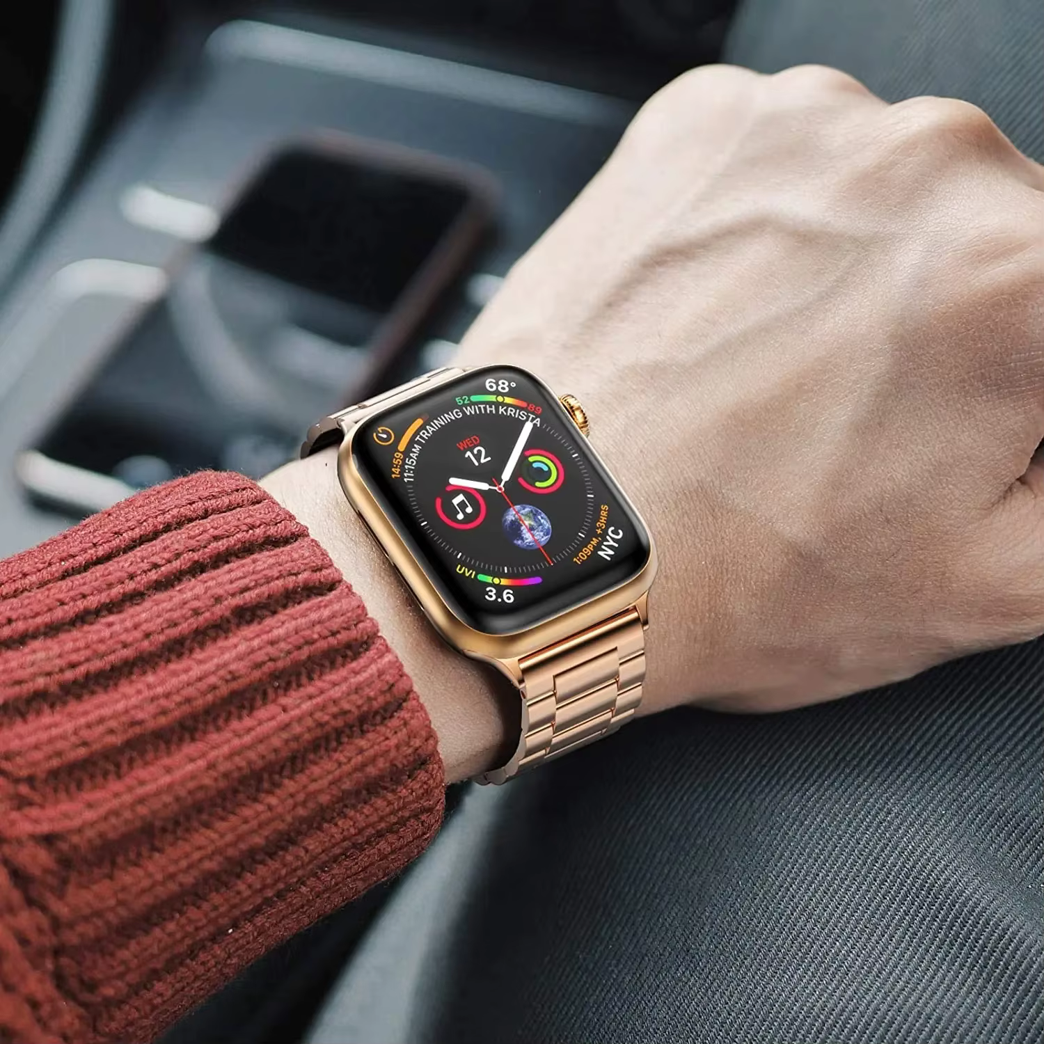 Bracelet en acier pour Apple Watch Band