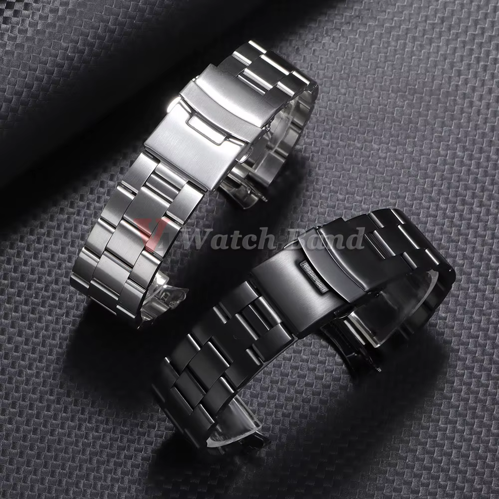 Bracelet de montre sport pour homme à extrémités courbes pour Seiko 5 SKX009/007
