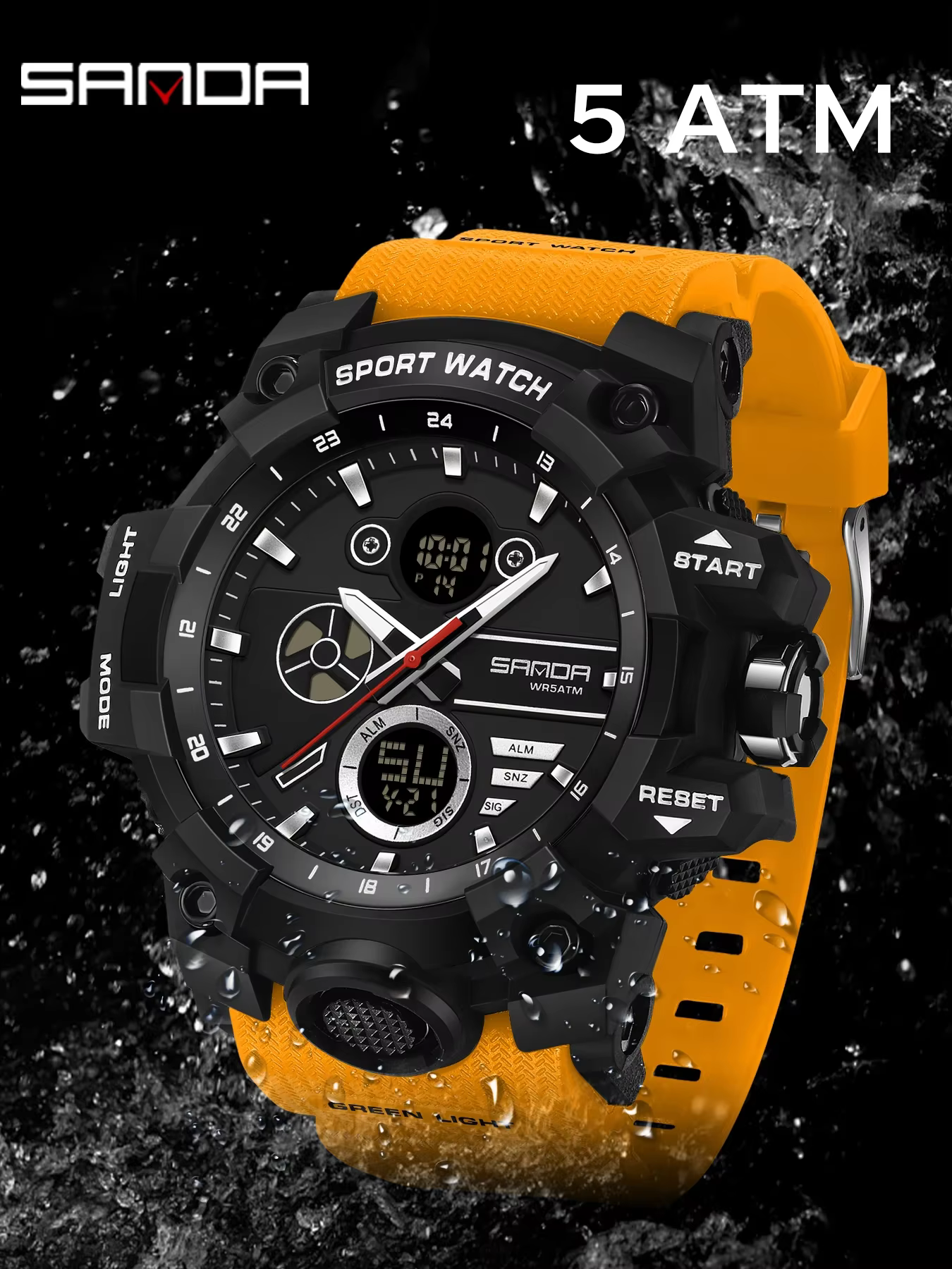 Montre de sport pour homme SANDA