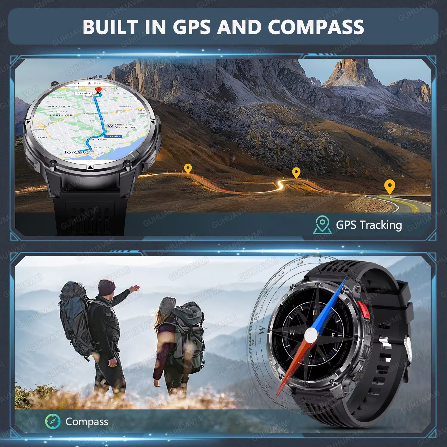 Montre connectée T-Rex3 Ultra pour hommes adultes