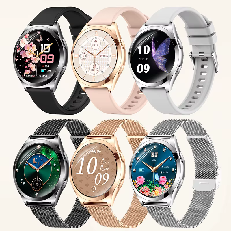 LIGE montre intelligente femmes répondre faire des appels 1.27 pouces Fitness Tracker