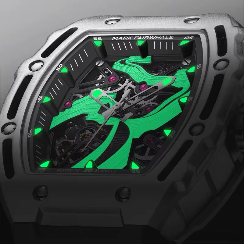 2024 montre automatique pour hommes marque Mark Fairwhale mode la grande muraille conception