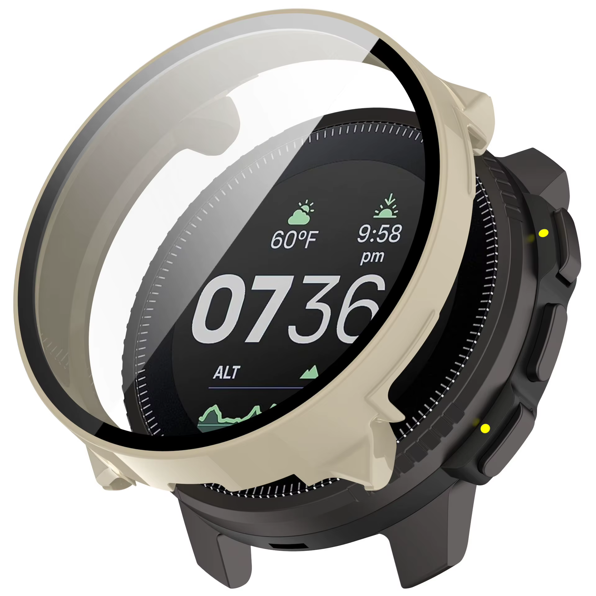 Étui de protection complet en verre pour Suunto VERTICAL