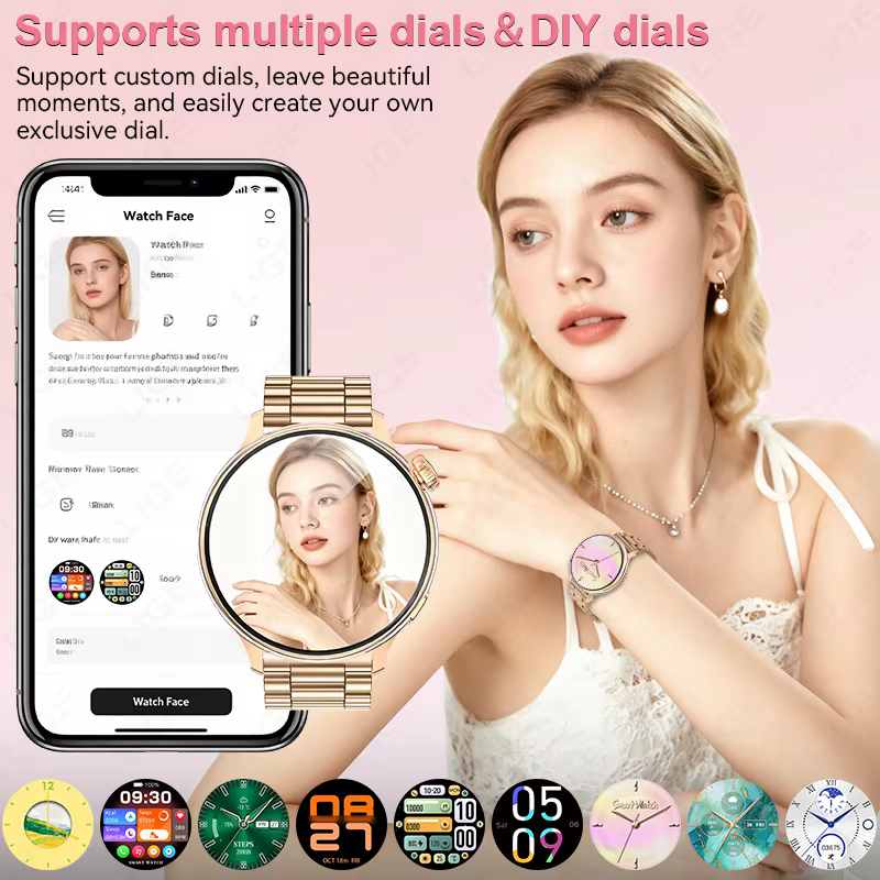 Montre connectée LIGE 2026 pour femme
